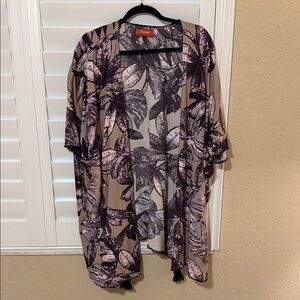 Maaji purples and lilacs Kimono Cardigan one size